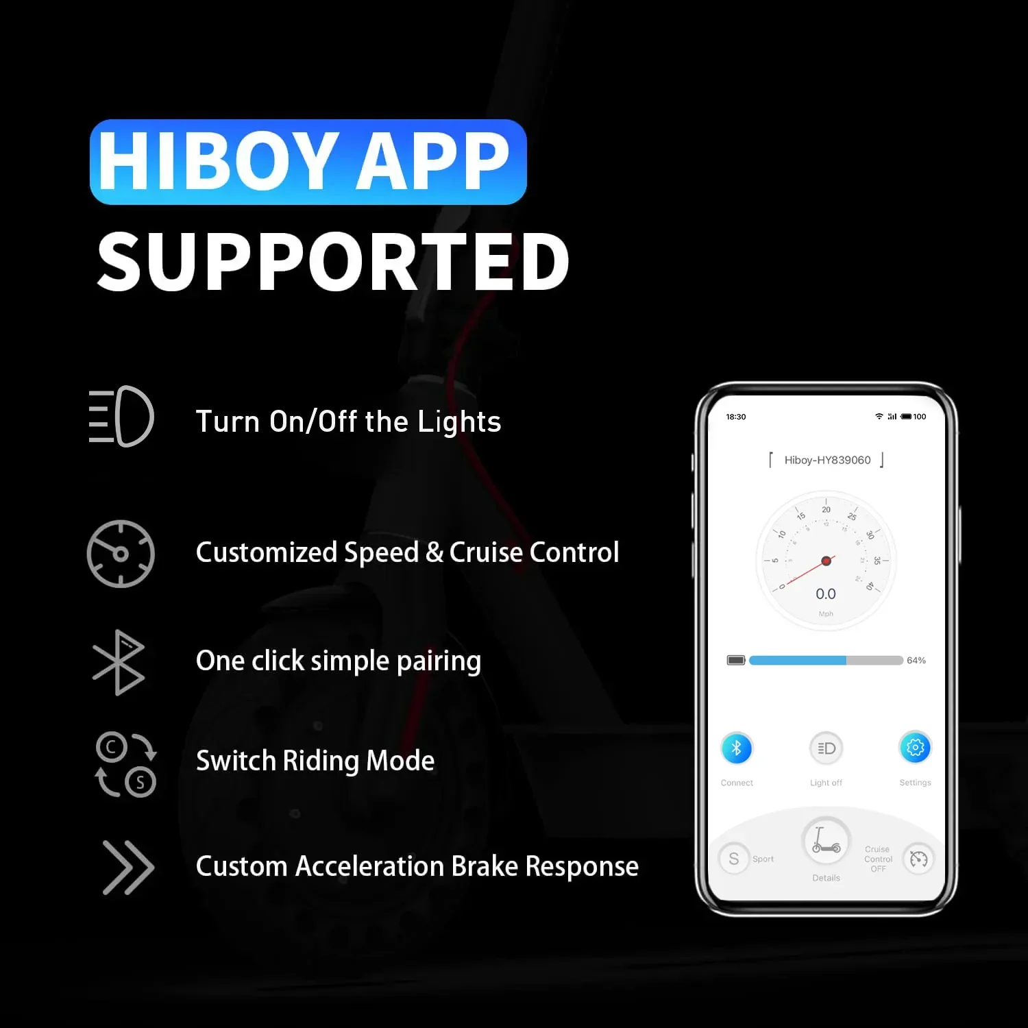 Hiboy S2 Pro Electric Scooter for City Commuter - Image 5